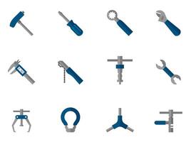 Bicycle tools icon in flat color illustration vector