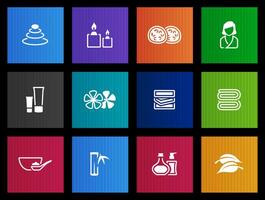 Spa related icon in Metro UI illustration vector