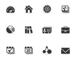 set of universal web icons illustrations vector