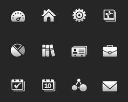 set of universal web icons illustration vector