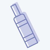 Icon CBD. related to Vape symbol. two tone style. design editable 1 vector