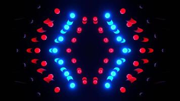 Red and Blue Stage Strobe Lights Background VJ Loop in 4K video