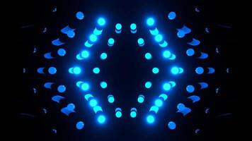 Blue Stage Strobe Lights Background VJ Loop in 4K video