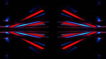 Red and Blue Neon Magic Alley Background VJ Loop in 4K video