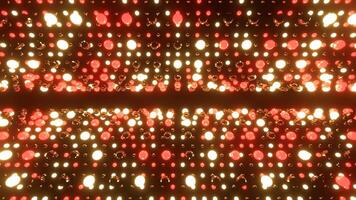 Red and Yellow Strobe Balls Rotation Background VJ Loop in 4K video