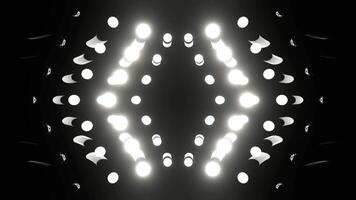 White Stage Strobe Lights Background VJ Loop in 4K video