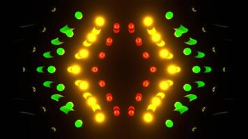 Multicolor Stage Strobe Lights Background VJ Loop in 4K video