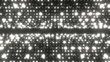 White Strobe Balls Rotation Background VJ Loop in 4K video