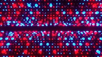 Red and Blue Strobe Balls Rotation Background VJ Loop in 4K video