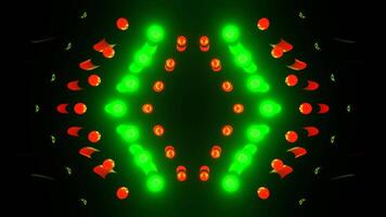 Red and Green Stage Strobe Lights Background VJ Loop in 4K video
