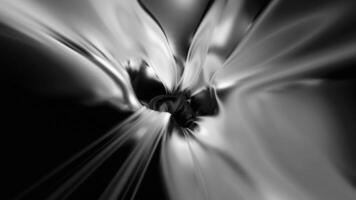 An Abstract Representation of Black and White Swirling Patterns That Captivate the Eye. Design video