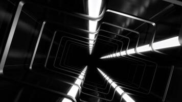A visually striking abstract tunnel with captivating lights that mesmerize viewers. Design video