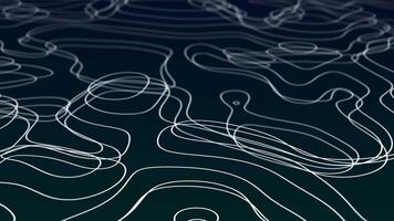 3D lines background that forms a terrain video