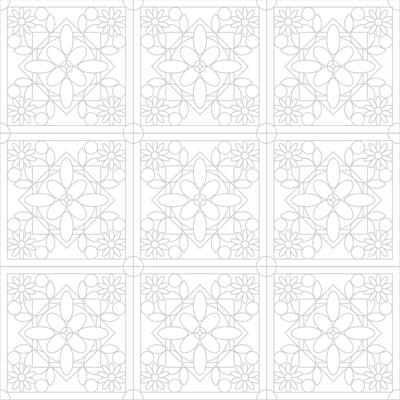 Islamic geometric floral pattern background with a transparent effect, perfect for elegant Ramadan designs.