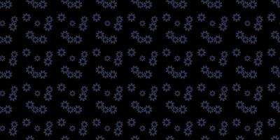 Repeating gear pattern on a dark background suitable for industrial designs and decorations vector