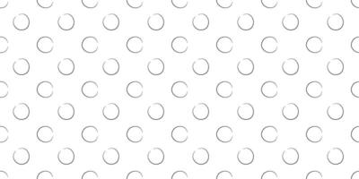 Pattern of circles on a white background creates a minimalist design for modern art vector