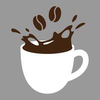 coffee cup icon vector