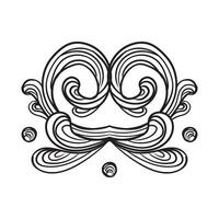 Engraving vintage design element vector