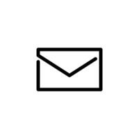 email Icon Design for Mobile Apps vector