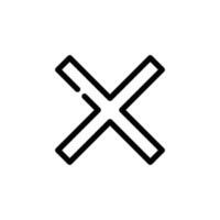 close button Professional Icon Concept vector