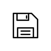 save, floppy disk Iconic Design Concept vector