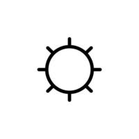 settings button Simple and Elegant Icon Design Template vector