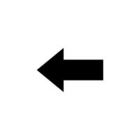 arrow, left Simplified Icon Design vector