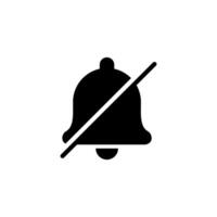 silent notification Custom Icon Design for Logo Creation vector