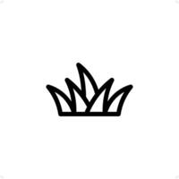 grass, leaves Versatile Icon Concept vector