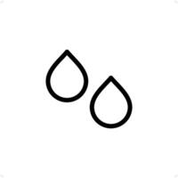 water droplet Icon Design for Fast and Easy Customization vector