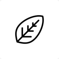 leaf, leaves Minimalist Icon Design Template vector
