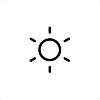 sun, sunlight Custom Icon Design for Logo Creation vector