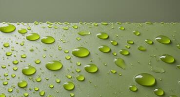 Textured chartreuse surface with droplets creating an embossed design photo