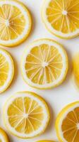 A close up of a lemon with the peel showing photo