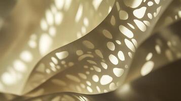 Abstract Light Patterns on Curved Surface with Artistic Shadows and Highlights photo