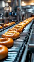 Automated Bagel Production Line - A Modern Bakery photo