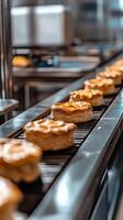 Automated Bakery Production Line Fresh Baked Goods photo