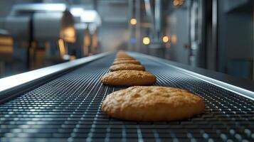 Automated Cookie Production Line - Fresh Baked Goods photo
