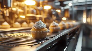 Automated Cupcake Production Line - Delicious Treats Made Easy photo