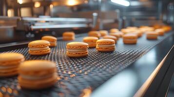 Macaron Production Line - Exquisitely Crafted Treats photo