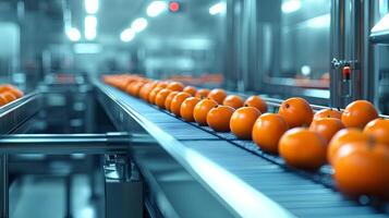 Automated Orange Processing Line - Efficient Food Production photo