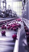 Automated Berry Processing Line - Efficient Fresh Produce Handling photo