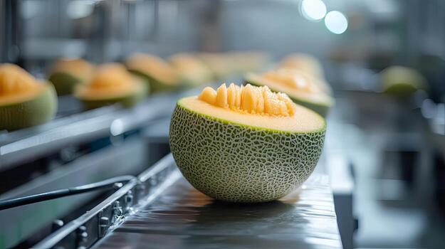 Cantaloupe Slices Processing Line - Fresh Harvest photo