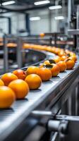 Automated Orange Processing Line - High-Tech Fruit Production photo