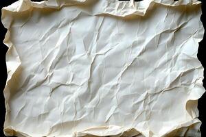 Textured Wrinkled Paper as Background for Graphic Design Projects photo
