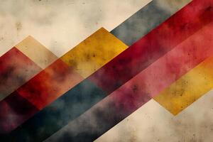 Colorful Geometric Abstract Art with Overlapping Shapes and Textured Finish for Modern Design photo