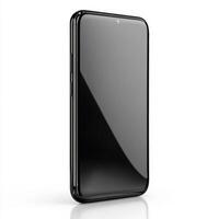 Modern smartphone design showcasing sleek black finish and minimalist features, perfect for technology enthusiasts photo