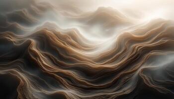 Ethereal Dunes, Abstract Landscape of Light and Shadow on a Textured Surface photo