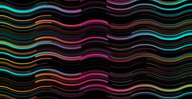 Colorful smooth wavy lines technology futuristic background vector
