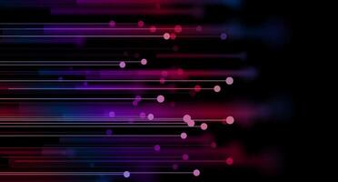 Glowing blue red abstract futuristic hi-tech background vector